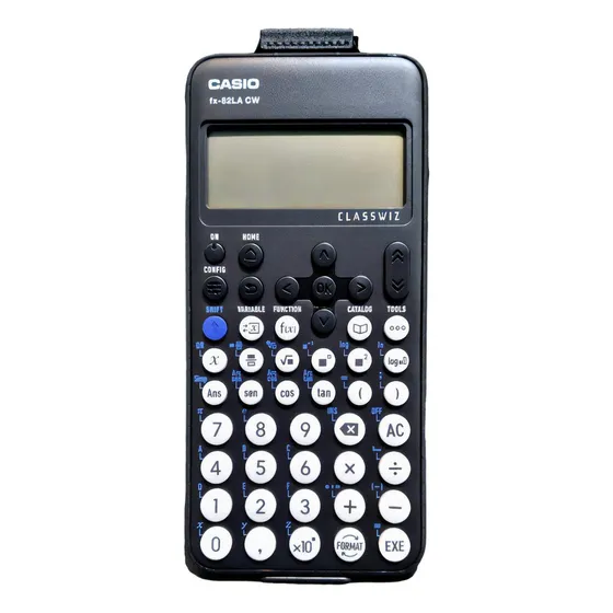 Calculadora Casio Científica Fx-82la-cw Fx-82lac 2da Edicion Color Negro