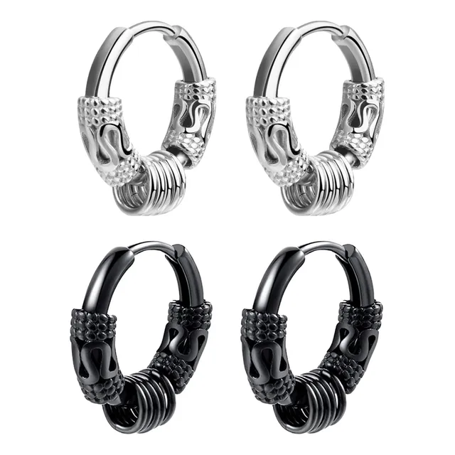 Aretes Candongas Pendientes Piercing Colgante Aro 2 Pares