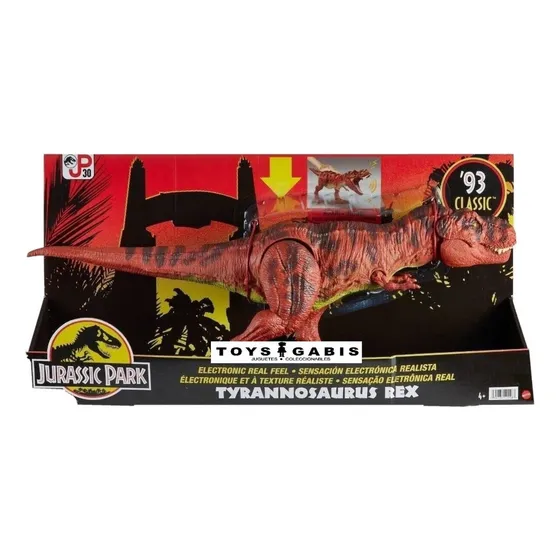 T Rex Rojo Edicion Especial Jurassic Park Mattel 30 Años