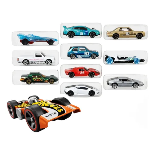 Pack 5 Autos Basicos Hotwheels - Retro Racers Color Multicolor