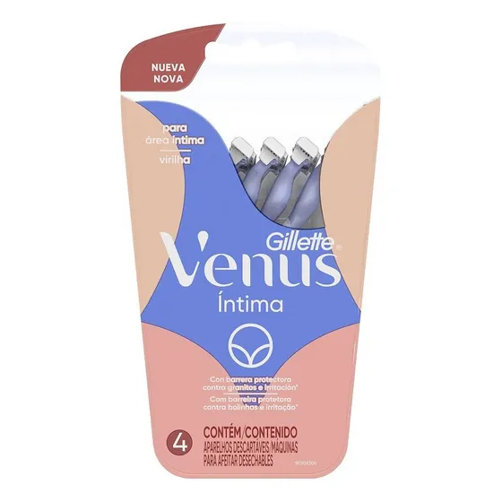 Afeitadora Venus Intima Descartable 4 Uds.