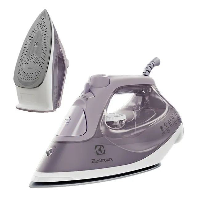 Ferro de Passar Seco e vapor Electrolux base Cerâmica Glissium vapor vertical extra alta capacidade 2200W Cabo 1.80m ESI50 220v