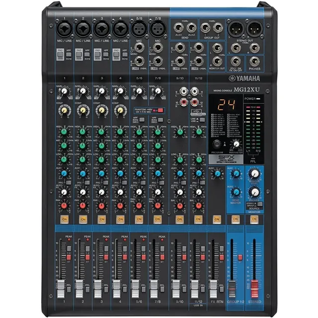 Console Yamaha MG12XU de mistura