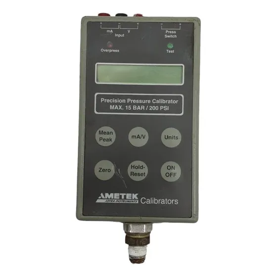 Ametek Ce Ppc 15 Bar Calibador De Presión
