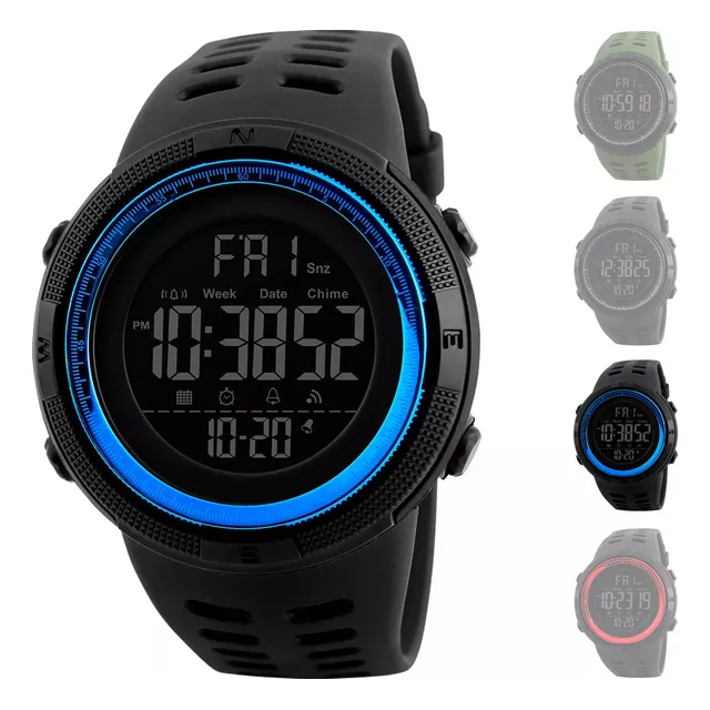 Reloj Deportivo Estilo Surfista Grande Original Skmei 1251