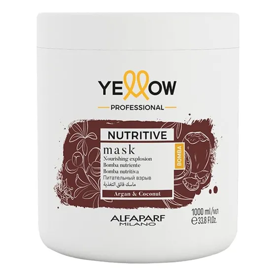 Alfaparf Yellow Nutritive Para Cabellos Secos Mascara 1000ml