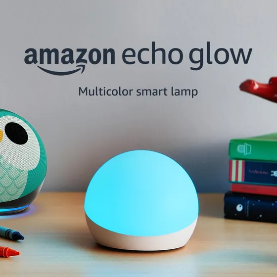 Alexa Echo Glow Lámpara Inteligente Multicolor