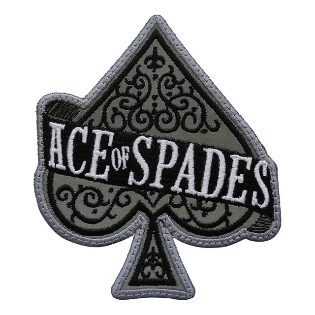 Parche Bordado Ace Of Spades Pikas Picas Reflectivo Motorhea