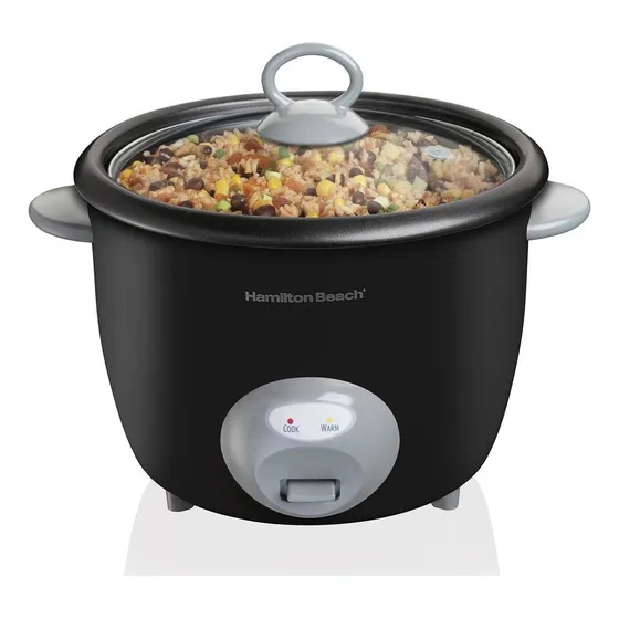 Arrocera Eléctrica A Vapor 20 Tazas Hamilton Beach 37542n Color Negro Frecuencia 60hz
