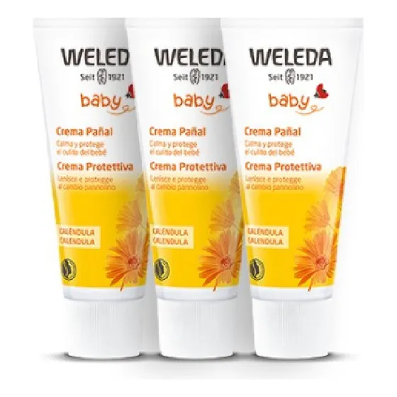 Kit Pomada Weleda Para Assadura 75ml Com 3 Unids