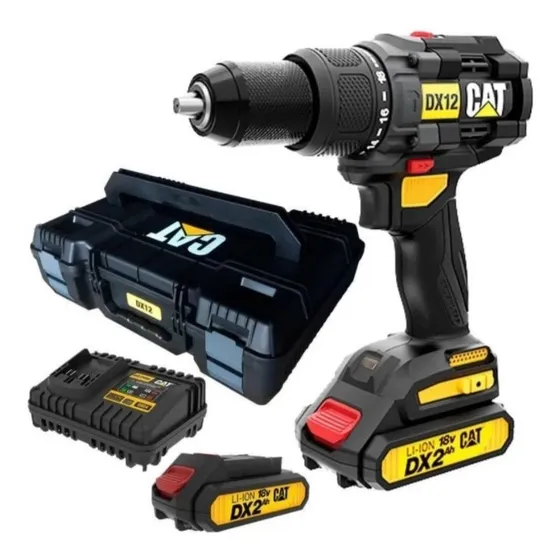 Taladro Percutor Inalámbrico Brushless 1/2  - 18v Cat Dx12