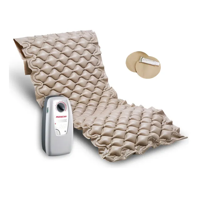 Colchón Antiescaras Con Motor Compresor Secuencial 130 Kg Color Beige