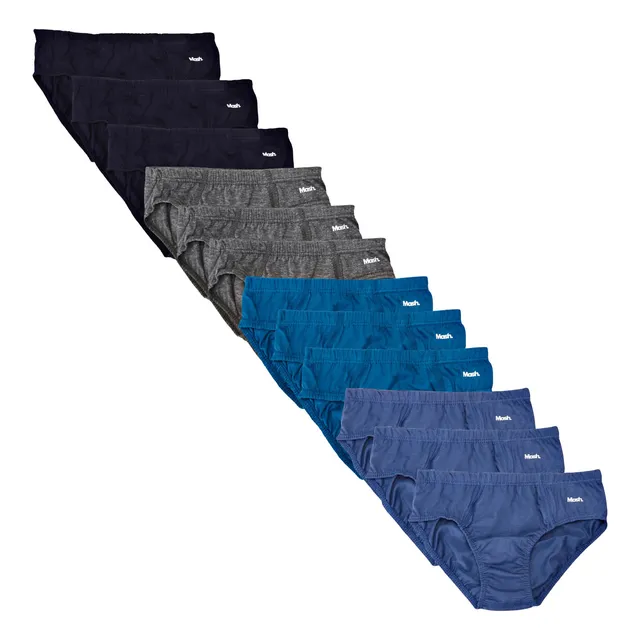 Kit 12 Cuecas Slip AlgodĂŁo Infantil Mash Kit 12 Cuecas Slip AlgodĂŁo Infantil Mash
