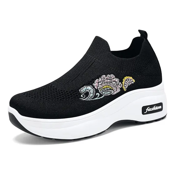 Zapatillas Deportivas De Malla Transpirable Con Plataforma