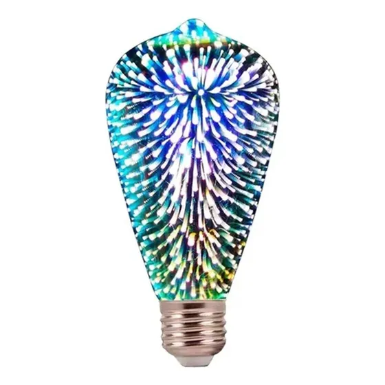 Lampara Led Etheos St64 Fuegos Artificiales 4w Especial 3d