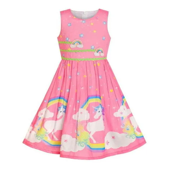 Vestido Niñas Unicornio 
