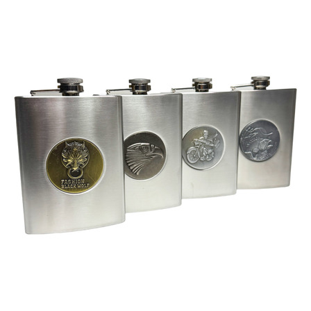 Cantil Inox Frasco Garrafa Whisky Bolso Bar Portátil Cantil Inox Frasco Garrafa Whisky Bolso Bar Portátil