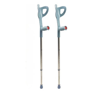 2 Muletas Tipo Canadiense Aluminio Altura Ajustable 2 Muletas Tipo Canadiense Aluminio Altura Ajustable