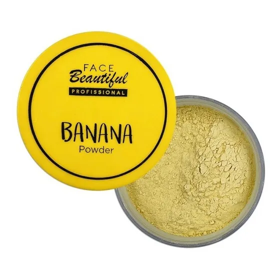 Pó Solto Facial Banana Powder Face Beautiful Profissional