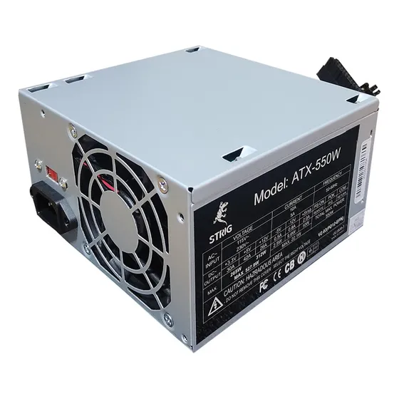 Fuente De Poder 550 Watts Marca Strig Atx Supply Computador 