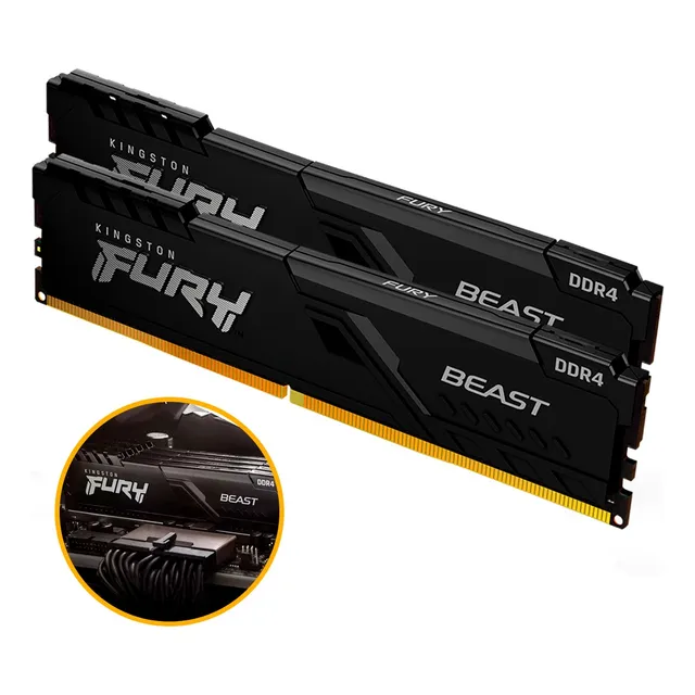 Memoria Ram Fury Beast 8gb 3200mhz Ddr4 ( Original )
