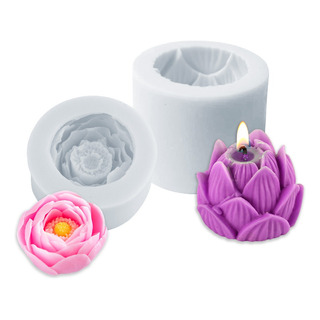 Moldes De Silicon Para Velas Flor De Loto Y Peonia Paquete Moldes De Silicon Para Velas Flor De Loto Y Peonia Paquete
