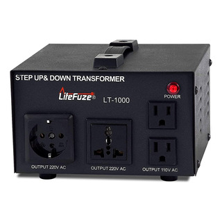 Transformador Convertidor De Voltaje Litefuze Serie Lt 1000w Transformador Convertidor De Voltaje Litefuze Serie Lt 1000w