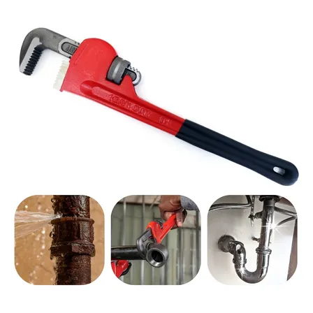 Chave Grifo 24 Ajustável Vermelho Hidráulica Mecânica