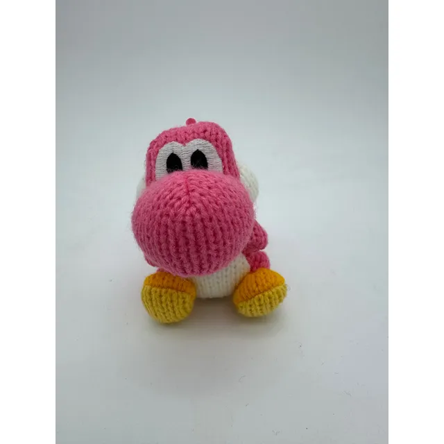 Amiibo Pink Yarn Yoshi Woolly World (abierto)