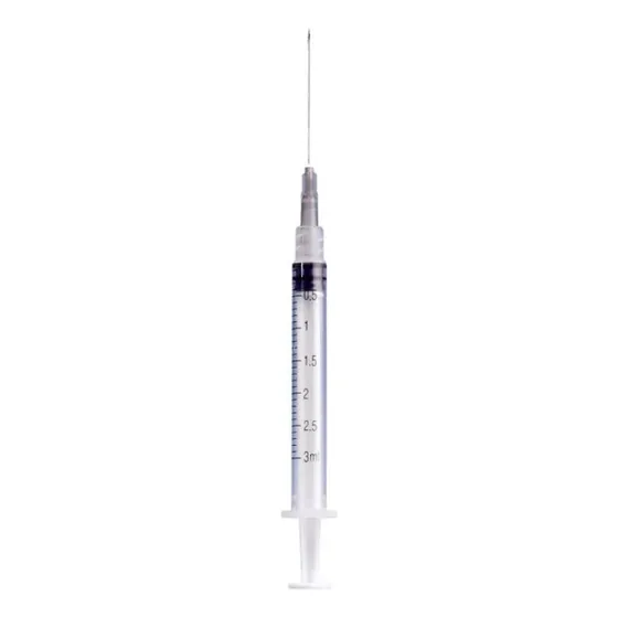 Jeringa 3ml Con Aguja  Nipro  C/100 Piezas