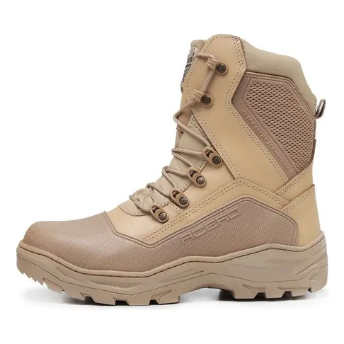 Bota Acero Titanium Pro Cuero Uniforme Policia Militar
