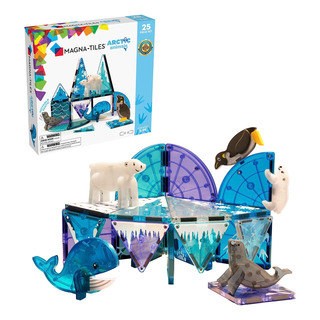 Magna-tiles Arctic Animals Juego De Construcción Magnética D Magna-tiles Arctic Animals Juego De Construcción Magnética D