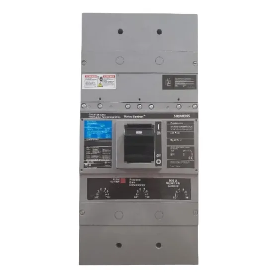 Interruptor Term. Siemens Lmxd63b800 3 Polos 600v. 800 Amp.