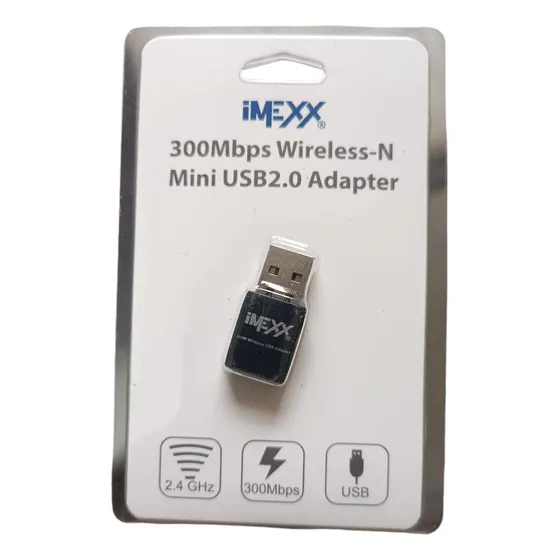 Adaptador Wifi Usb 2.4ghz 300mbps