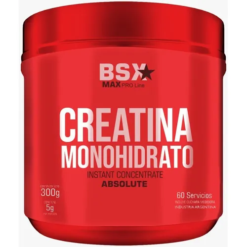 Creatina Monohidrato Bsx Nutrition 300gr Sabor Sin Sabor