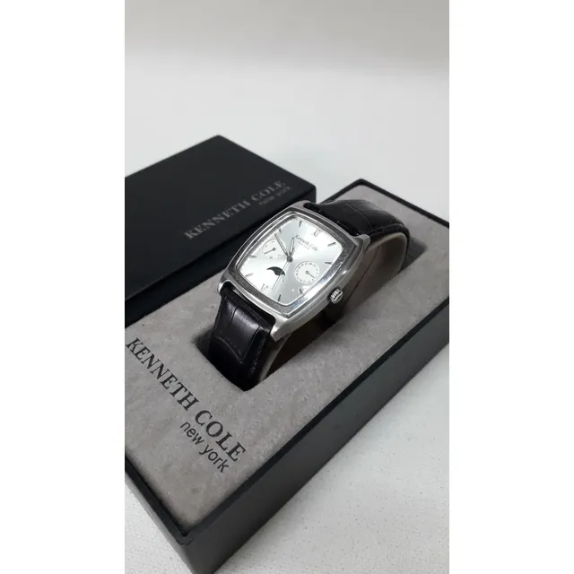 Reloj Kenneth Cole New York Fase Lunar Kc1160 Correa Cuero