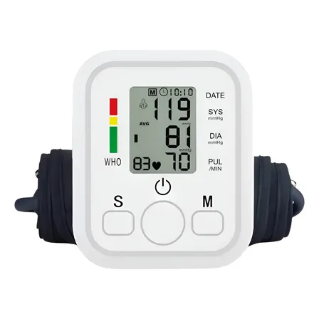 Aparelho De Medir Pressão Arterial Digital Voz Inteligente Branco