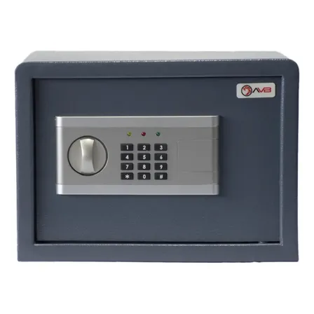 Cofre De Segurança Eletrônico Avb 35x25x25cm Cinza Escuro