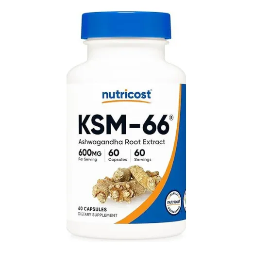 Ashwagandha Ksm-66 600mg 60 Cápsulas Nutricost