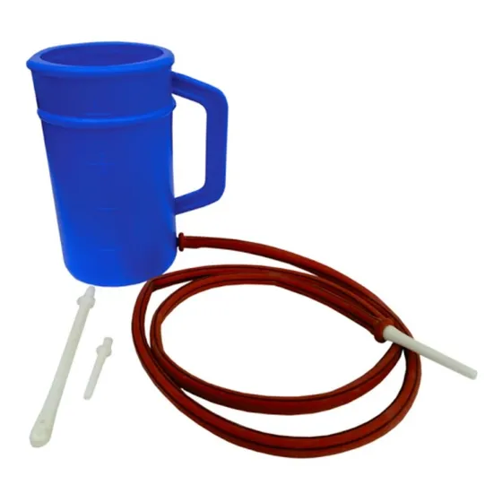 Irrigador Para Enema Con 3 Cánulas Y Manguera Lavativa