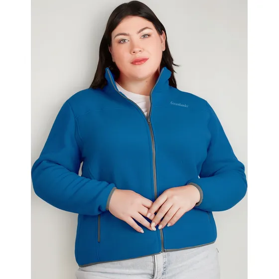 Chamarra Mujer Greenlander Fce8575xl Forro Polar Tallas Plus
