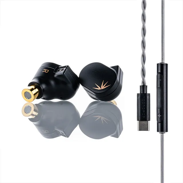 Audifonos Moondrop Chu 2 Cables Removibles Tipo C Color Negro