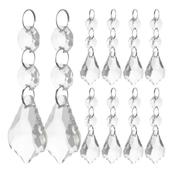 Lámpara Colgante De Cristal Decorativa En Forma De Lágrima,