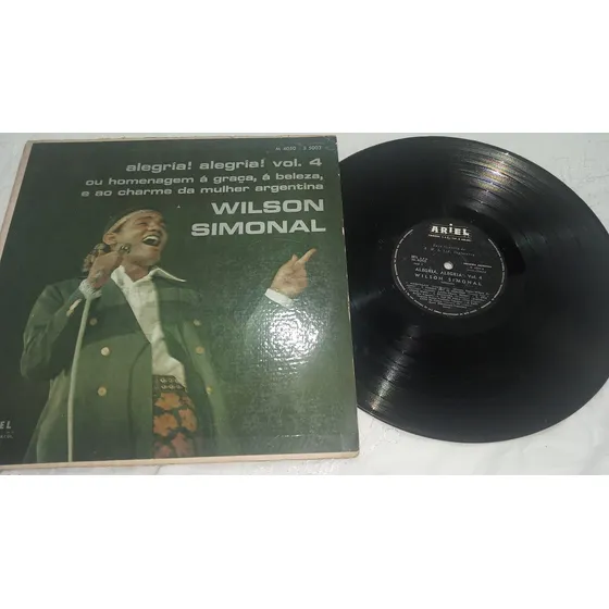 Lp Wilson Simonal,alegria Alegria Vol4 Importado