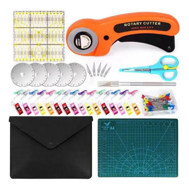 Cortador De Tela Patchwork Regla Kit De Herramientas De Cost
