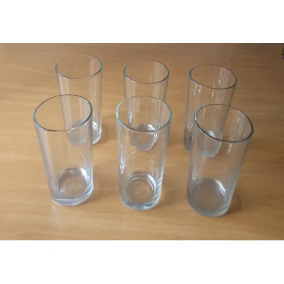 Vasos Largos, De Vidrio  Bebidas  Gaseosas Licor Usados