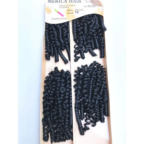 Cabelo Orgânico Miracel Crochet Curto Silvia 1pç/160grs