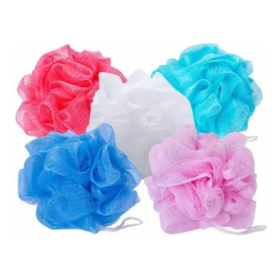 Kit 3 Esponjas Bucha Para Banho Suave Plus E Macia Cor Rosa