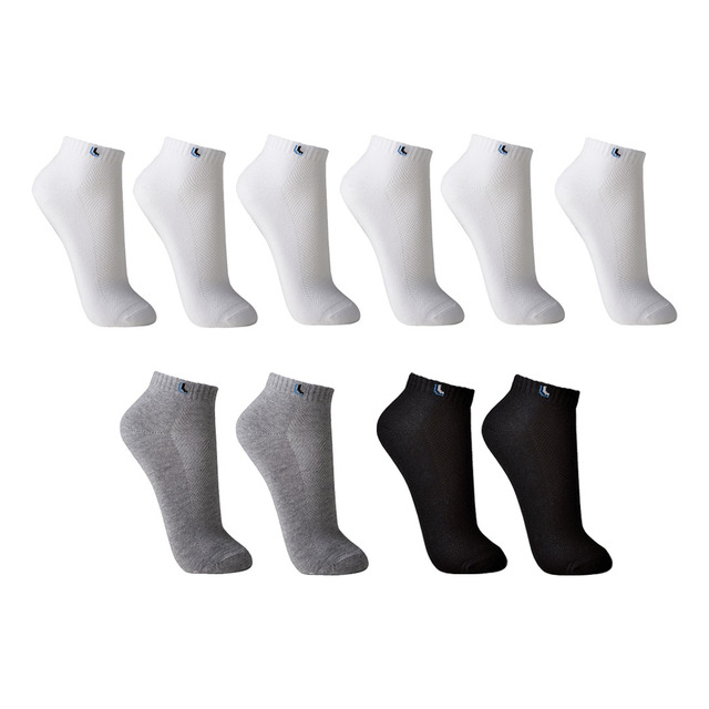 Kit Com 10 Pares De Meia Adulto Curta Walk Lupo Kit Com 10 Pares De Meia Adulto Curta Walk Lupo