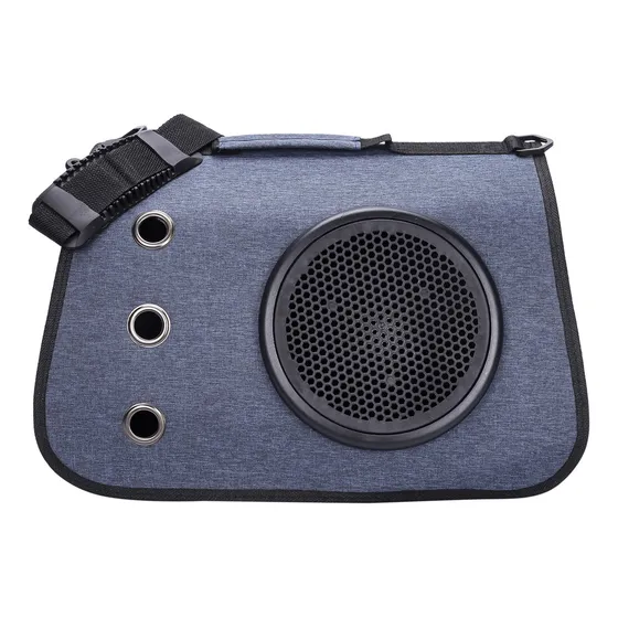 Bolso De Transporte Mascotas Gadnic De Hombro Con Ventana Red Azul